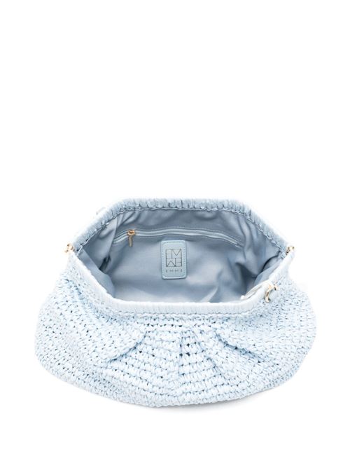 Borsa donna Emme Marella pochette in rafia celeste EMME Marella | PAPRICA006